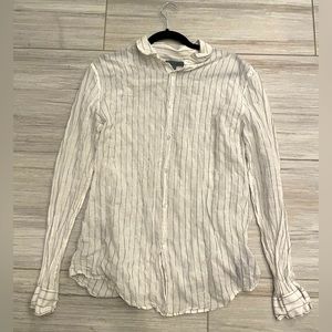 John Varvatos Pinstripe Button Shirt M